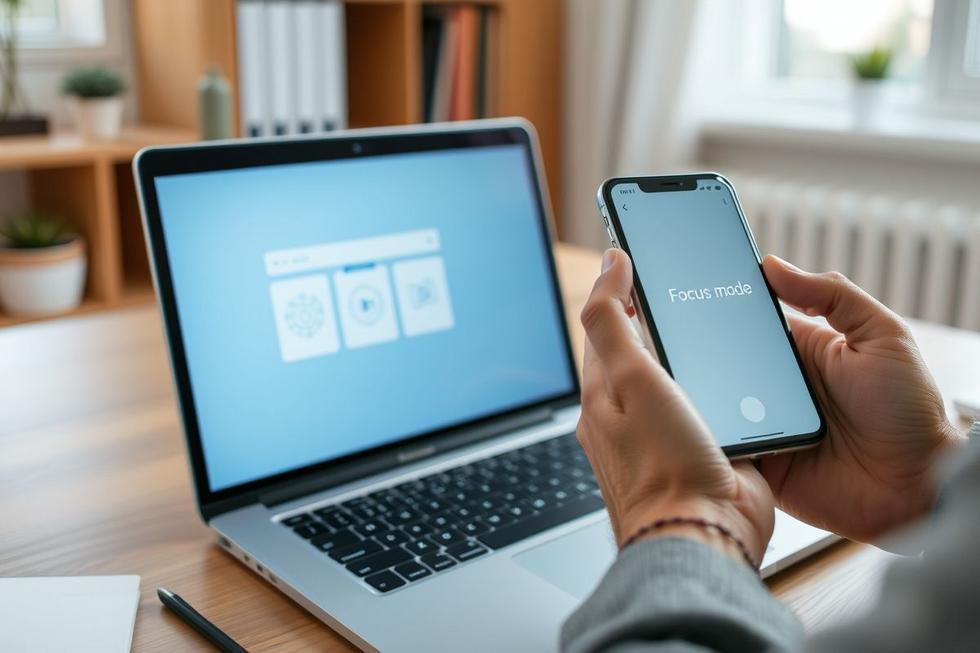 Enfrente as distrações digitais usando ferramentas e limites saudáveis