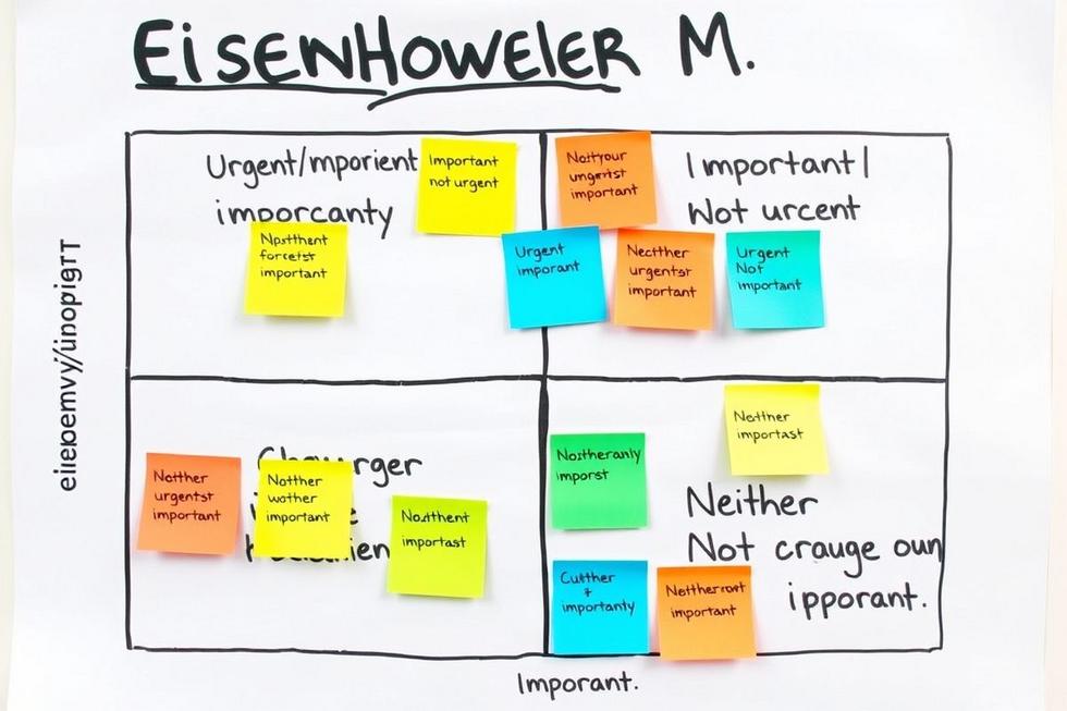 Priorização Inteligente: Como Usar Matriz de Eisenhower para Decidir o Que Realmente Importa
