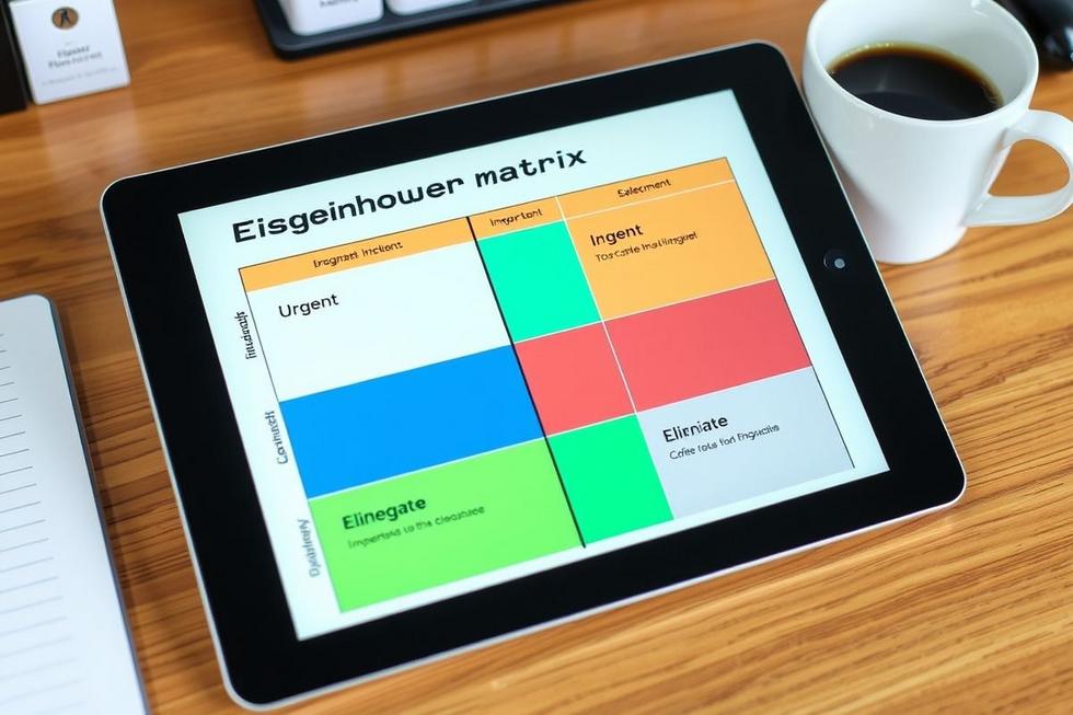 Organização e priorização com a matriz de Eisenhower