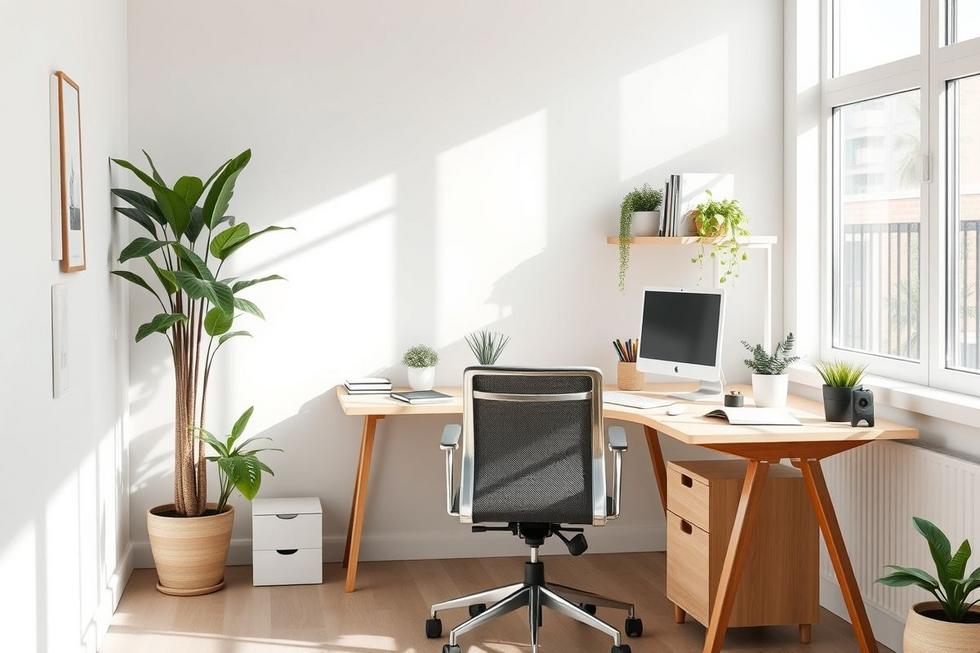 Crie um Espaço de Trabalho Funcional e Inspirador em Casa