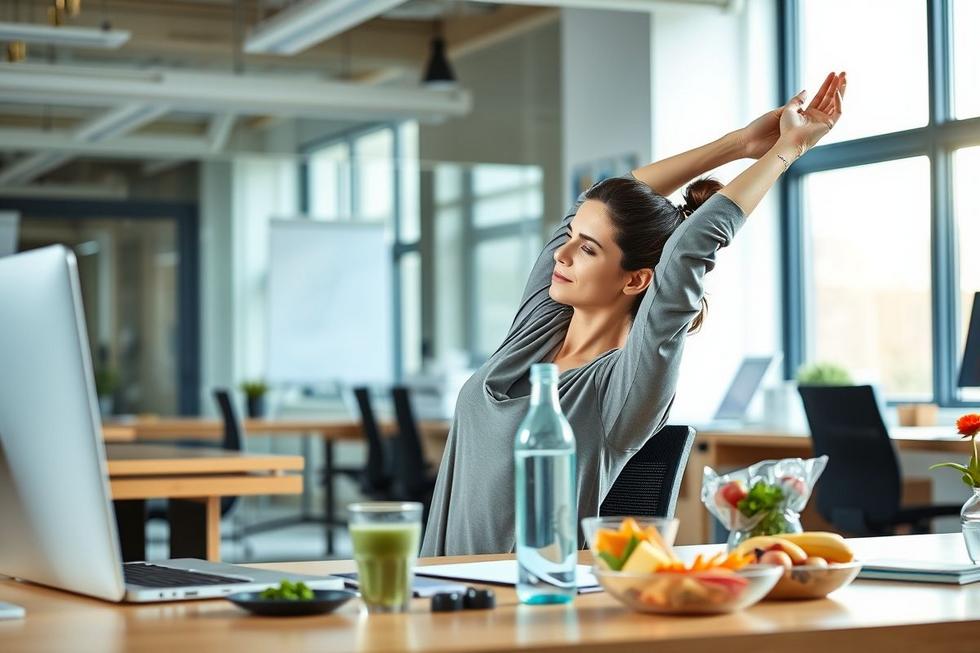 Hábitos Saudáveis que Complementam e Sustentam a Produtividade no Trabalho
