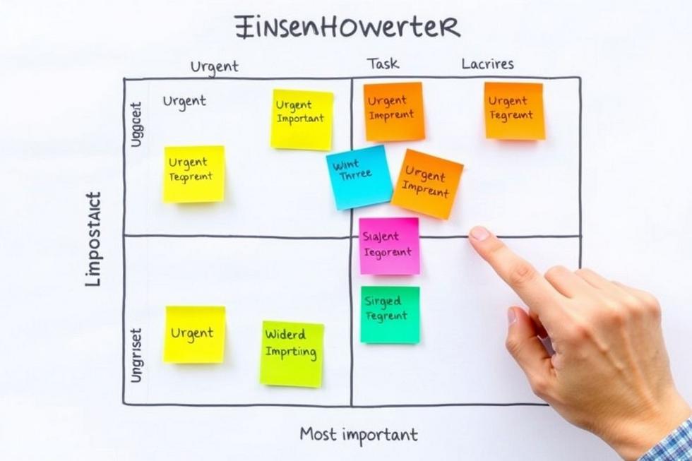 Defina prioridades com a técnica do Eisenhower para focar no essencial