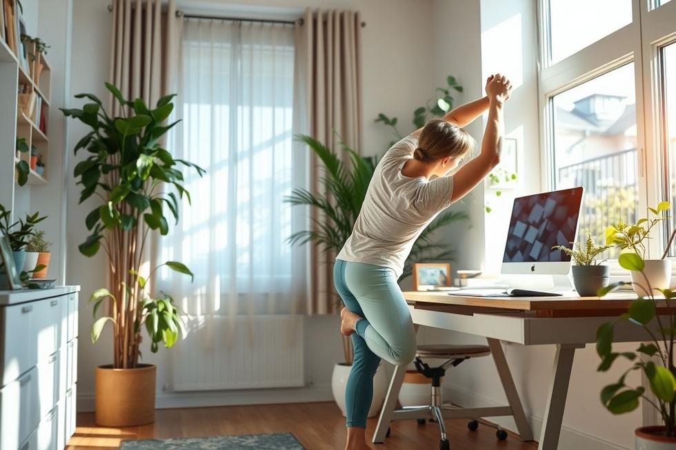 Incorpore exercícios e pausas inteligentes no seu dia a dia