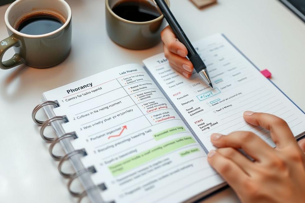Defina prioridades claras para organizar seu dia com foco