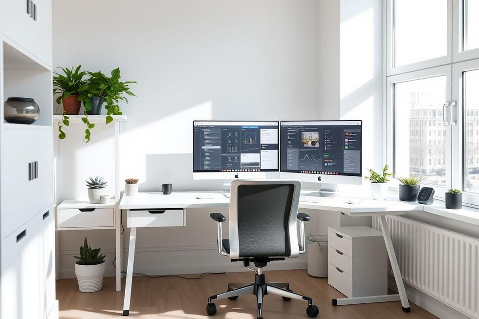 Crie um Espaço de Trabalho que Inspire Concentração e Criatividade
