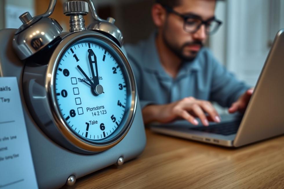 Use técnicas de gestão do tempo para manter o ritmo produtivo