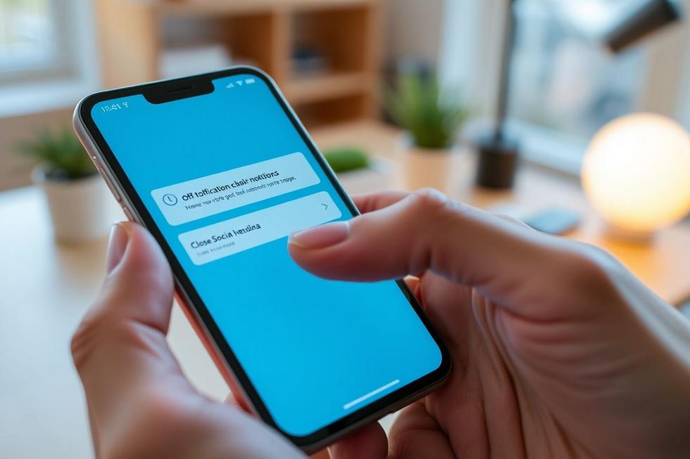 Eliminando distrações digitais para manter o foco inabalável