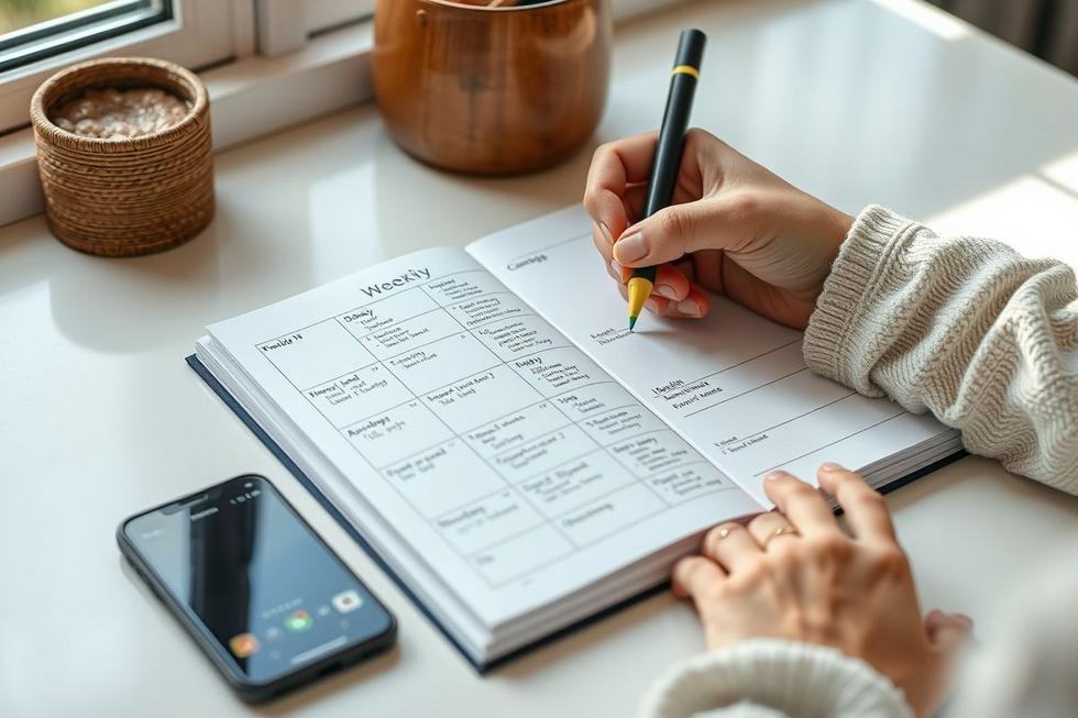Organização de Rotina com Planejamento Semanal e Diário Eficazes
