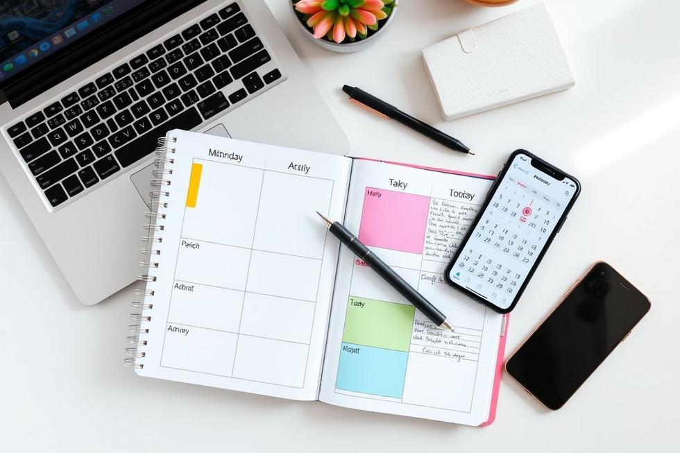 Organização semanal para um controle total dos seus objetivos