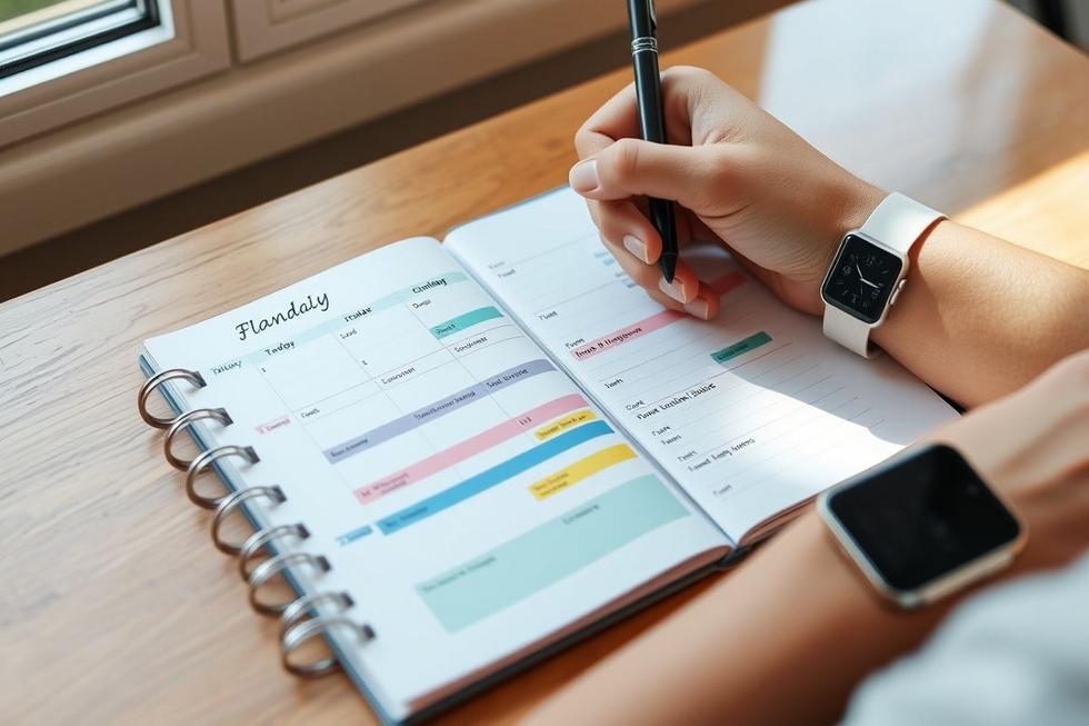 Planeje Seu Dia com Horários Estruturados e Flexibilidade